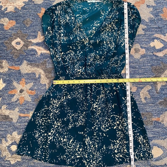 Kimchi Teal Green 100% Silk Dress - Picture 8 of 11